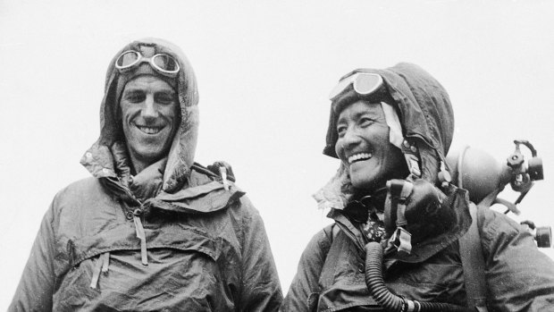 Real tough mudders: Hillary and Tenzing conquered Everest at a time when it was thought impossible.