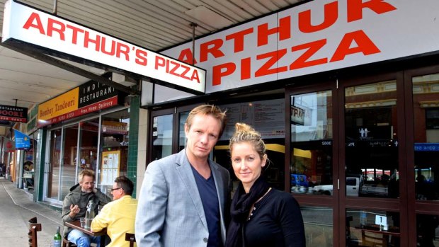 Under new management ... Dave Gray and Lucie Pelikanova at their pizza restaurant in Randwick.