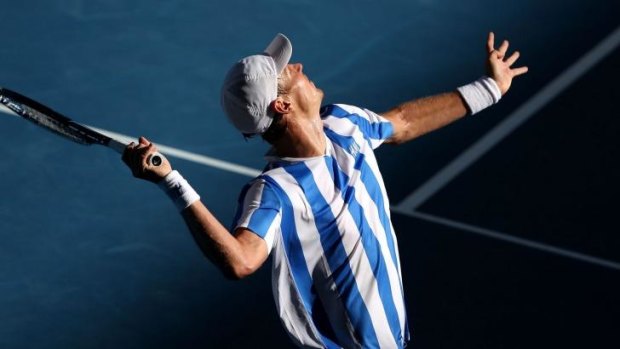 Berdych at the Australian Open.