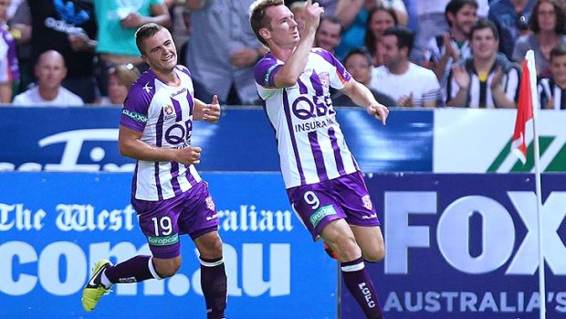 Shane Smeltz - amusing name and a nice couple of goals against Sydney FC on the weekend.