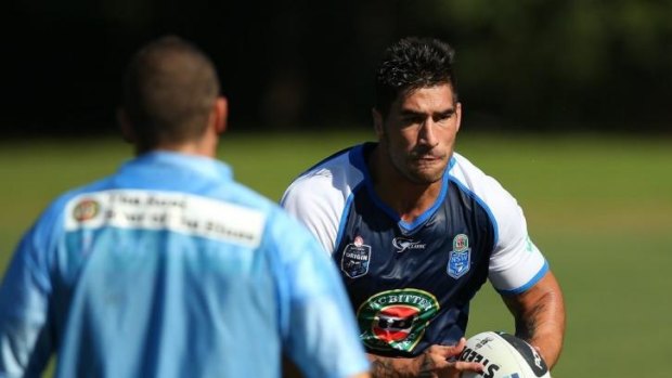 Doing it for Big Artie: NSW prop James Tamou hopes to honour a Queensland Origin great.