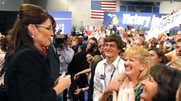 Exciting the party faithful: Sarah Palin has helped boost enthusiasm for John McCain among Republicans but not among female voters in general.