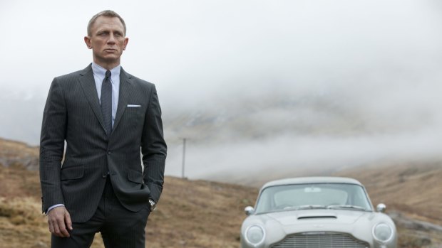 James Bond (Daniel Craig) takes in the view of the countryside that he grew up in, the Scottish highlands. in <i>Skyfall</i>. 