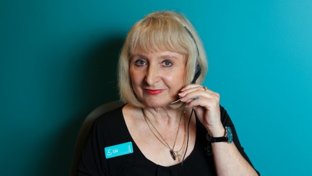 Liz Dec, 66, at Teachers Mutual Bank where she works in Homebush, Sydney. 