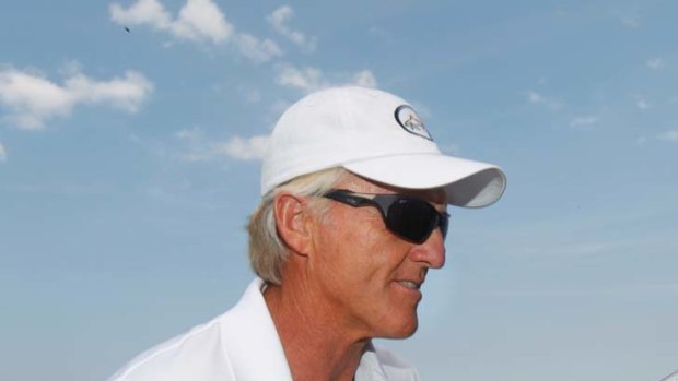 Greg Norman says he would have had to attend the event 'barefoot'.