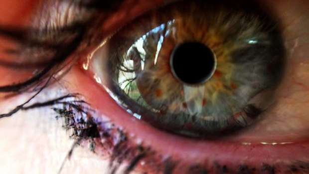 iPhone macro photography. A human eye.