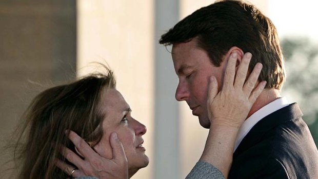 John Edwards, pictured with his wife Elizabeth in April 2007. She has since died of cancer.
