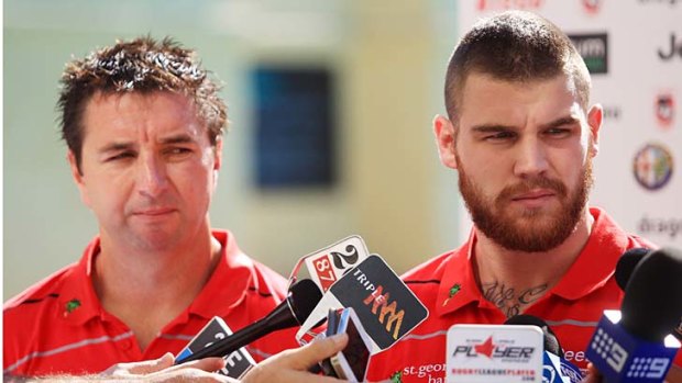 Named: Dragons recruit Josh Dugan will play against the Eels.
