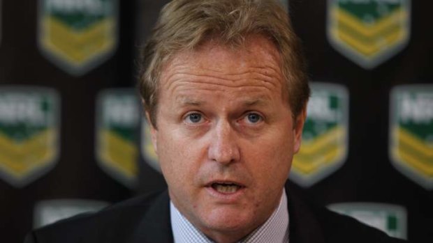 Leading the fight: NRL chief executive Dave Smith.