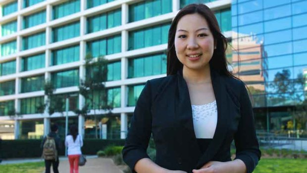 Cara Zhu now works in Monash University's international marketing department.