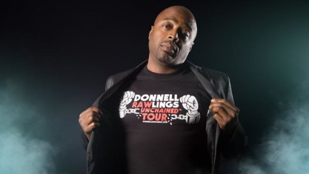 Donnell Rawlings will appear at Rottofest along with John Safran, Troy Kinne and Claire Hooper in the lineup of comedians. 