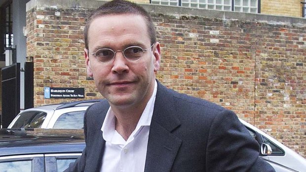 James Murdoch ... backed by his father
