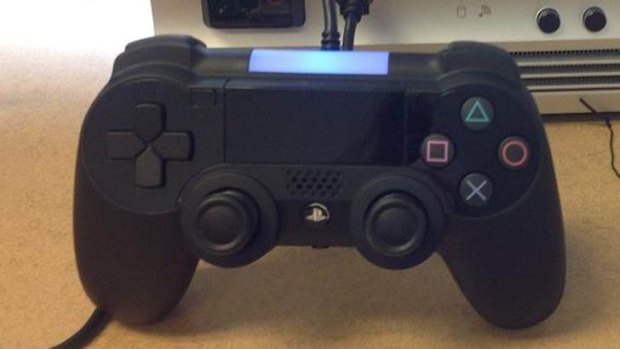 A picture posted by Destructoid shows what is believed to be a controller for the rumored PlayStation 4.