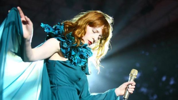 Florence Welch of Florence and The Machine.