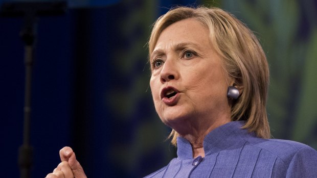 Hillary Clinton, 2016 Democratic presidential nominee, speaks at a campaign event in Cincinnati, Ohio.