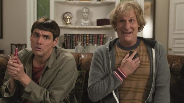 Fool's paradise: Jim Carey and Jeff Daniels as Lloyd Christmas and Harry Dunne in <i>Dumb and Dumber To</i>.