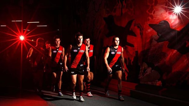 Together: Essendon coach James Hird says his players have remained a tight group.