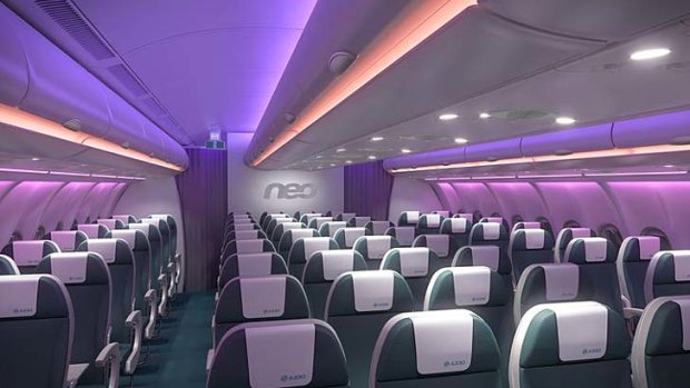 Economy class on the A330neo.