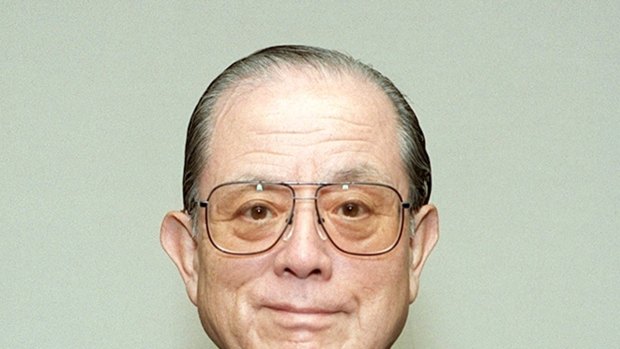 Masaya Nakamura, known as "the Father of Pac-Man" in Tokyo, 1997.