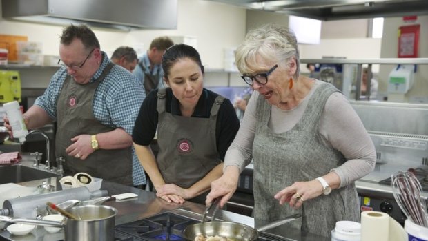 Chef Maggie Beer teaches chefs working in aged care.