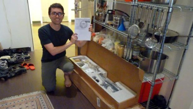 Amazon customer Seth Horvitz was shocked when he received a gun instead of a TV.