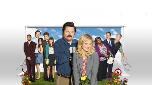 Comic plotline: The cast of Parks and Rec discover a different reality.