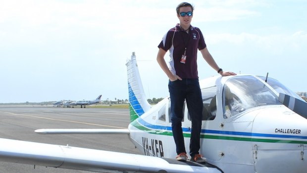 Sunshine Coast teenager Lachlan Smart will attempt to become the youngest person to fly solo around the world.