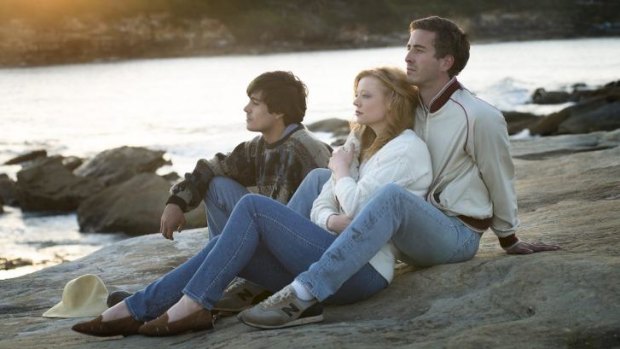 <i>Holding the Man</i>, starring Craig Stott (left), Sarah Snook and Ryan Corr, depicts young gay men who simply want safety and acceptance.