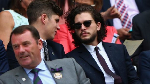 A curly clue? Fans of <i>Game of Thrones</i> have been given hope with actor Kit Harington's very Jon Snow-like appearance at Wimbledon.