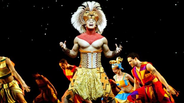Full circle: Simba played by Vincent Harder in the 2003 Sydney production of The Lion King.