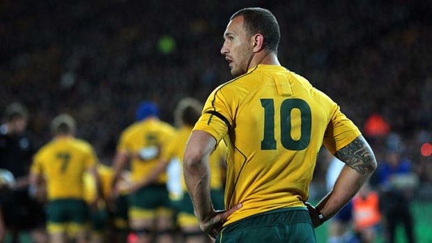 Speaking out ... Quade Cooper.
