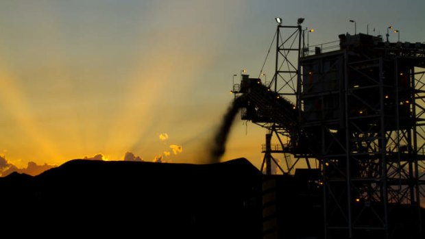 Coal hit: Glencore Xstrata's first-half profit slid 39 per cent.