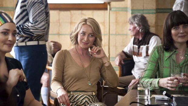 Asher Keddie as Ita Buttrose in ABC's 'Paper Giants - The Birth of Cleo'.