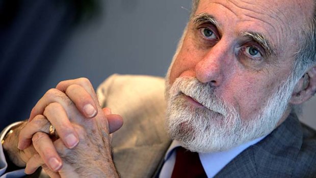 "I don't think it should be forced on people": Vint Cerf on the use of real names online.