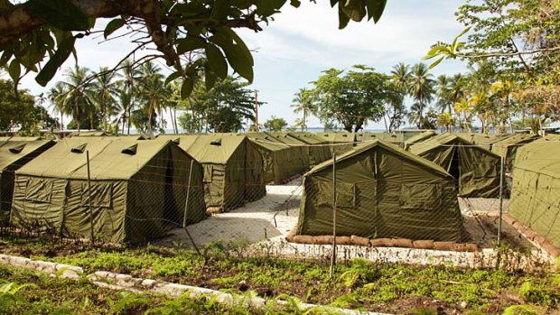 Protests: The Manus Island Regional Processing Facility.