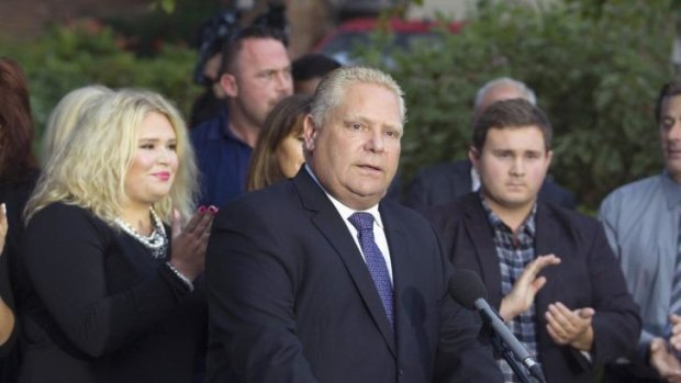Filed: Doug Ford announces he will be running for mayor in place of his brother's bid for re-election.