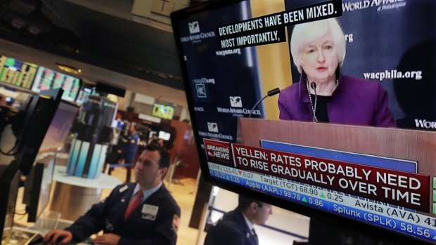 US Federal Reserve Chair Janet Yellen is expected to eventually raise interest rates, causing market volatility in the coming year.