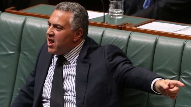 Set to release the MYEFO on Tuesday: Treasurer Joe Hockey.