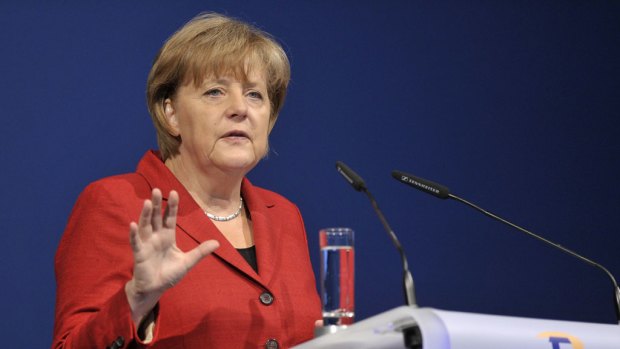"This decision is consistent, decisive and clear" ... Angela Merkel.