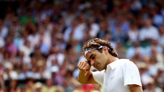 Early exit ... Roger Federer is out of Wimbledon.