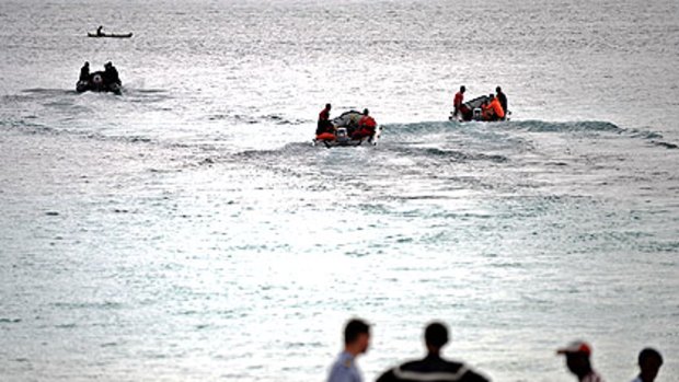 Search parties, comprising US, French, Yemen and Comorean navy divers, set out following the Yemenia airliner crash on June 30.