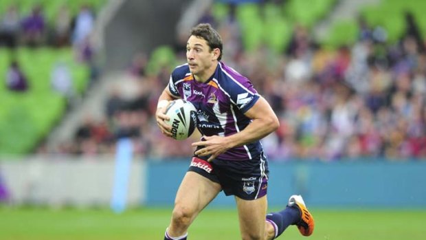 Billy Slater at AAMI Park last weekend.