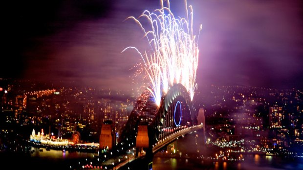 The telecast of Sydney's New Year's Eve fireworks display drew solid numbers for the national broadcaster.