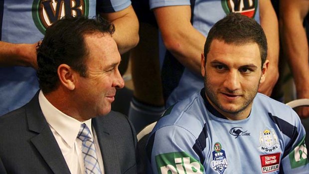 Not to be ... it had been suggested Robbie Farah could team up with his former Blues coach, Ricky Stuart, at the Parramatta Eels.