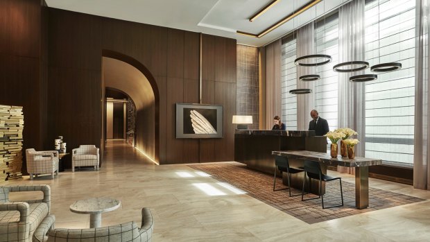 The Four Seasons' classic architectural profile hints at 1930s glamour.
