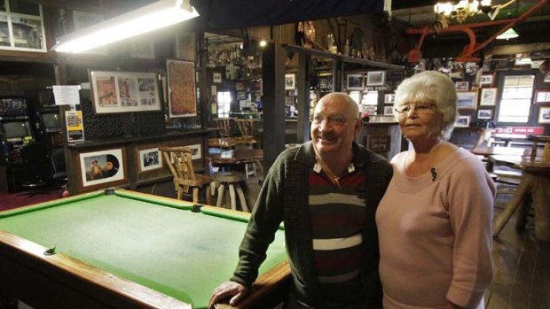 Struggling ... current owners Bill and Jenny Sharkey are operating at a loss but are reluctant to close.