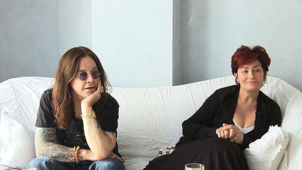 The hard stuff ... Ozzy and Sharon Osbourne reflect on life in showbiz.