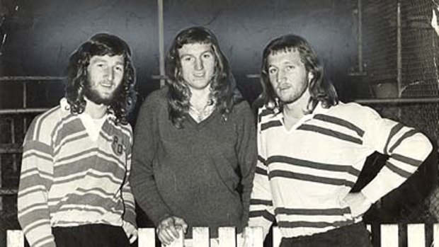A club worth saving ... the famed Price brothers, Mick, Don and dual international and hardman Ray, circa 1975.