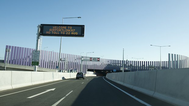 An average of 85,862 vehicles used Airport Link each weekday in August.