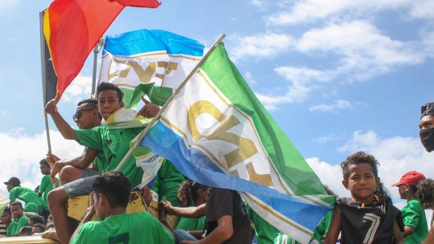 Young people campaign ahead of East Timor's parliamentary election.